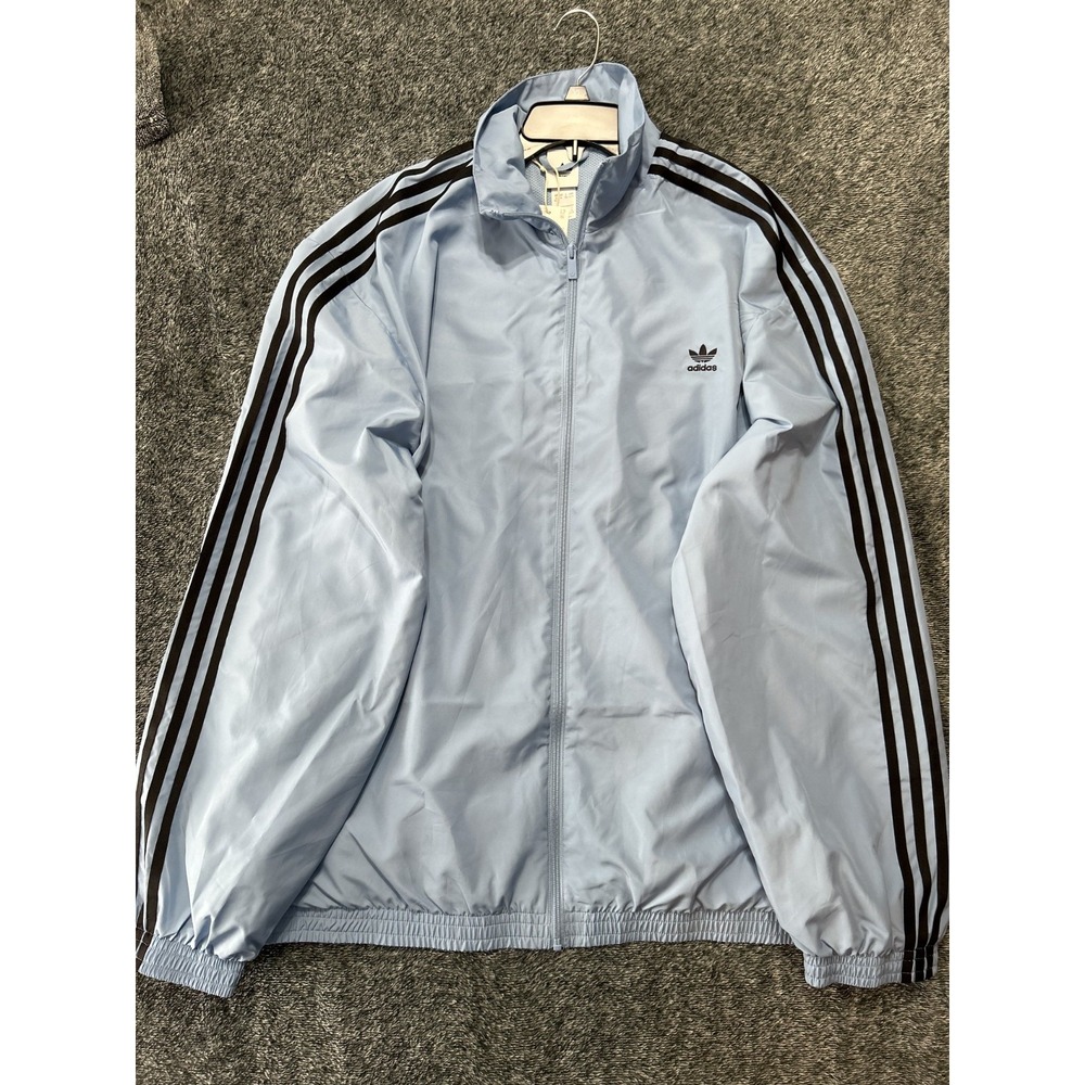 Adidas Womens Size XL Blue Adilenium Season 3 Oversized Full Zip Track Jacket